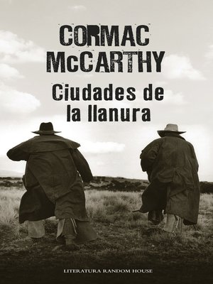 cover image of Ciudades de la llanura (Trilogía de la frontera 3)